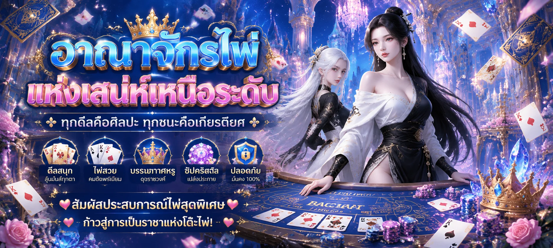 คาสิโนออนไลน์ BLUEWIN888 บาคาร่าสดถ่ายทอดจากคาสิโนจริง